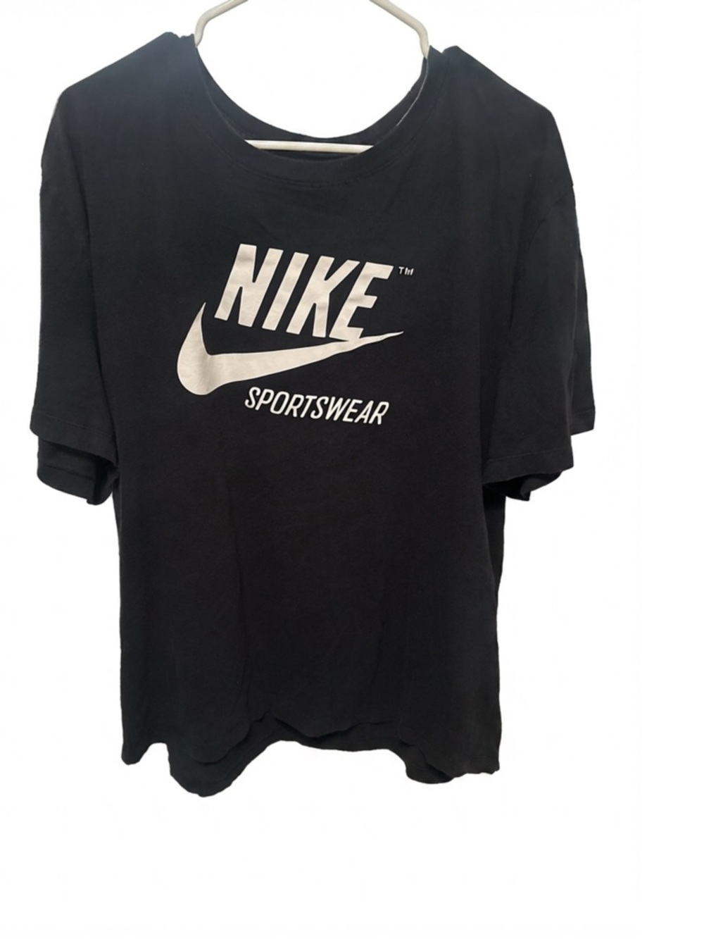 Nike black graphic t-shirt crew neck short sleeve Size XXL Pre-Owned
